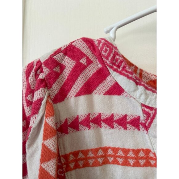 Old Navy women’s size medium pink and orange blouse - Picture 4 of 8